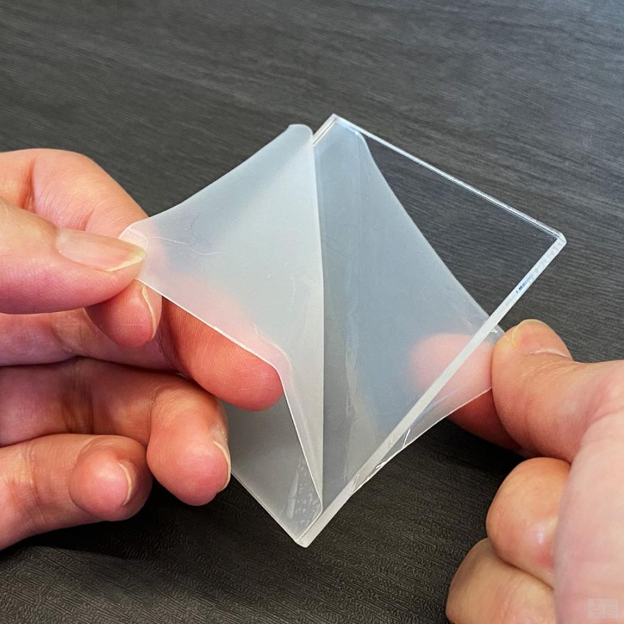 アクリル板2枚 送料無料】アクリル板 角 [2枚セット] 70mm×70mm(7cm×7cm)×2.5mm
