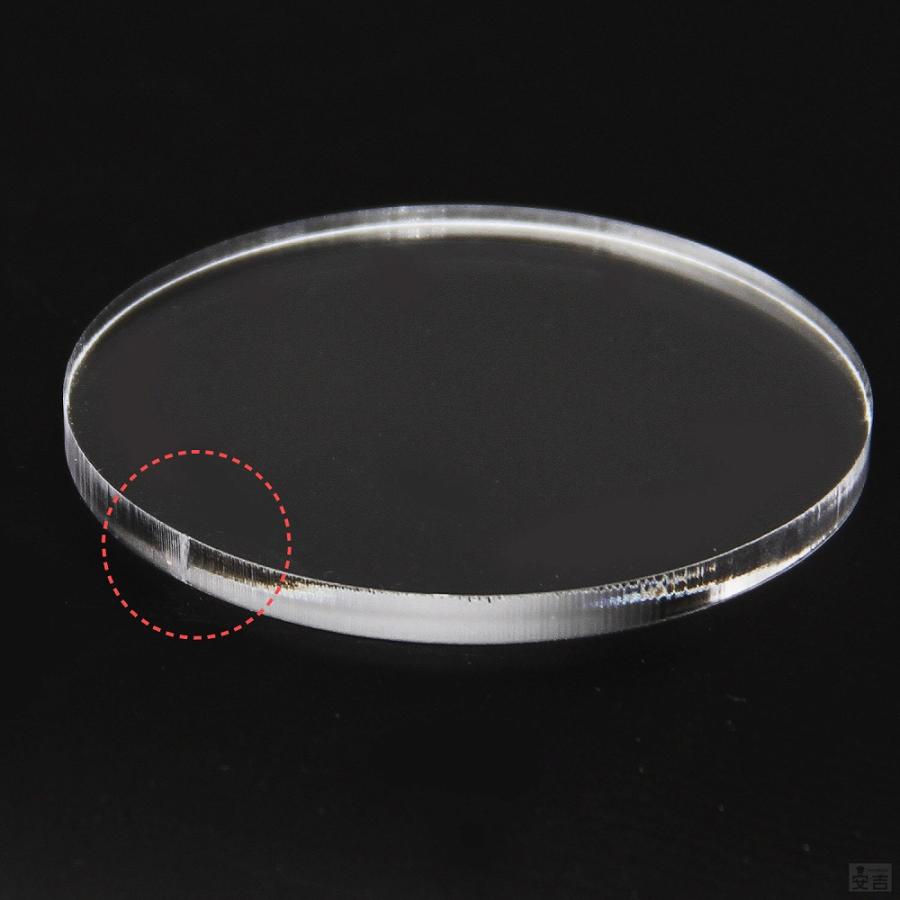 送料無料】アクリル板 丸 φ200mm(φ20cm)×5.0mm【メール便】クリア