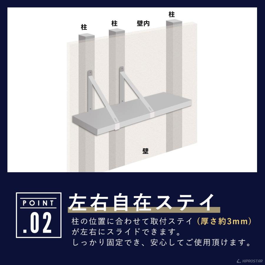 ステンレス 平棚 壁 収納棚 業務用 幅750mm PRO-WSF75 厨房棚 キッチン