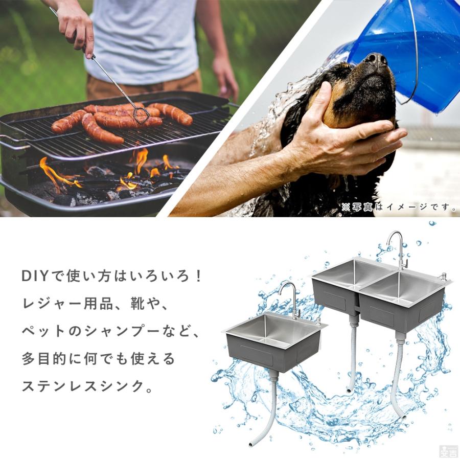 ステンレス 埋込 シンク 1槽式 900×600 SSB1-9060 日本製排水トラップ