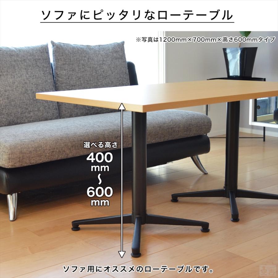 業務用 カフェテーブル 500×500 選べる高さ 600mm/550mm/500mm/450mm/400mm ローテーブル テーブル 机 2人掛け 低め 木製テーブル 店舗用 飲食店｜yasukichi｜02