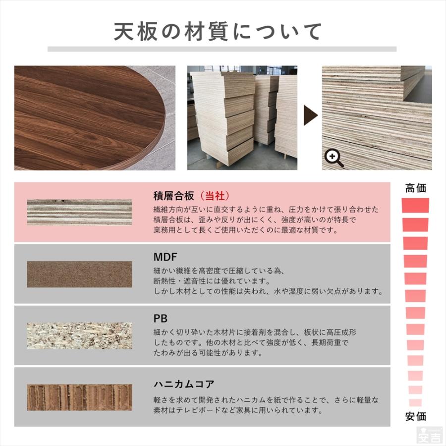 バーテーブル 黒脚タイプ BT-40R 幅40cm 昇降式 丸型 カフェテーブル