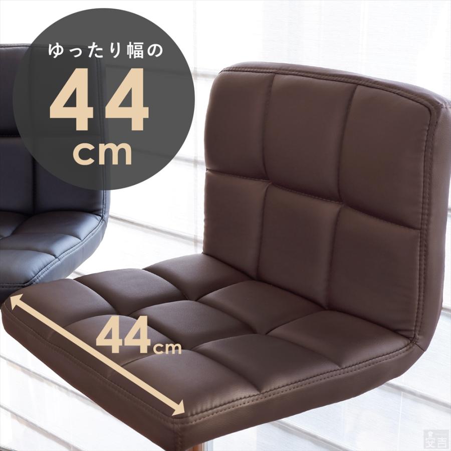カウンターチェア WY-451 レザー セピアブロンズ脚タイプ バーチェア