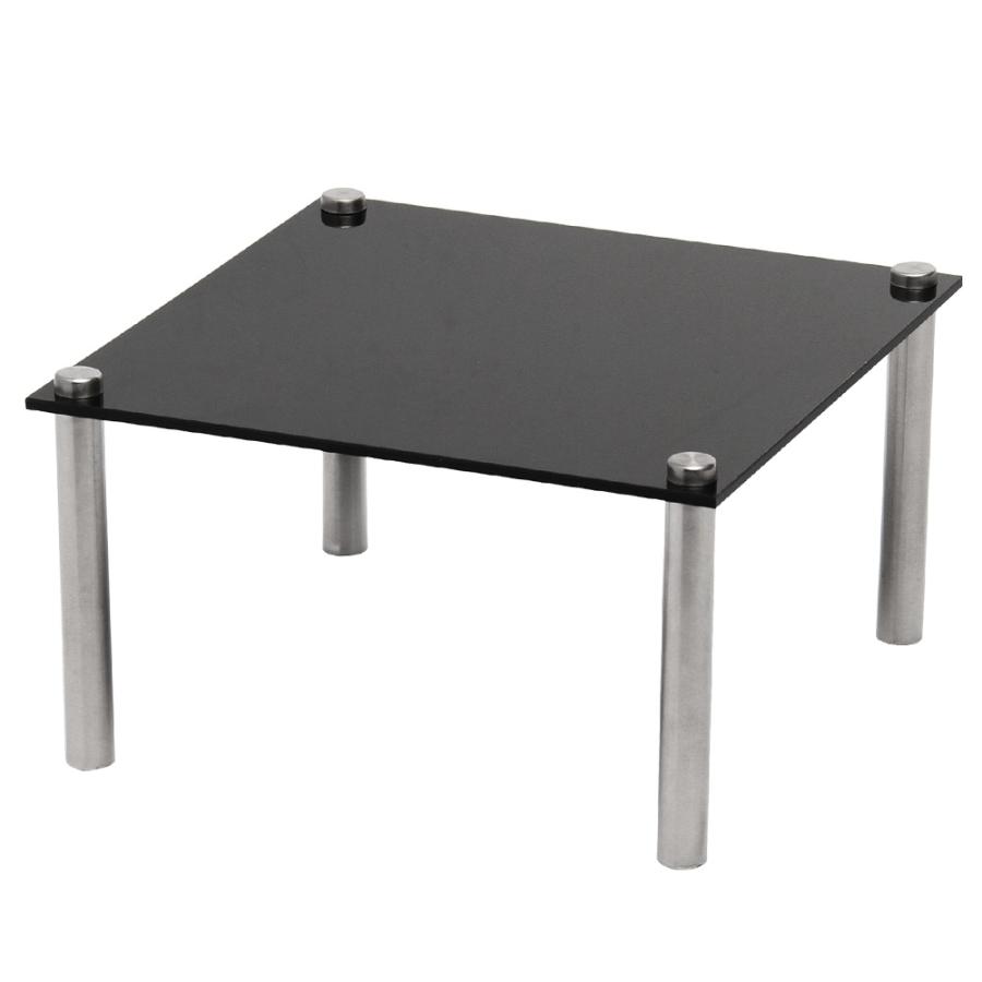 送料無料】[白/黒] 鏡面 アクリルステージ 正方形 150mm×150mm×板厚3.0