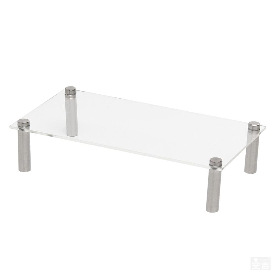 送料無料】アクリルステージ 長方形 220mm×120mm×板厚2.5mm【メール便