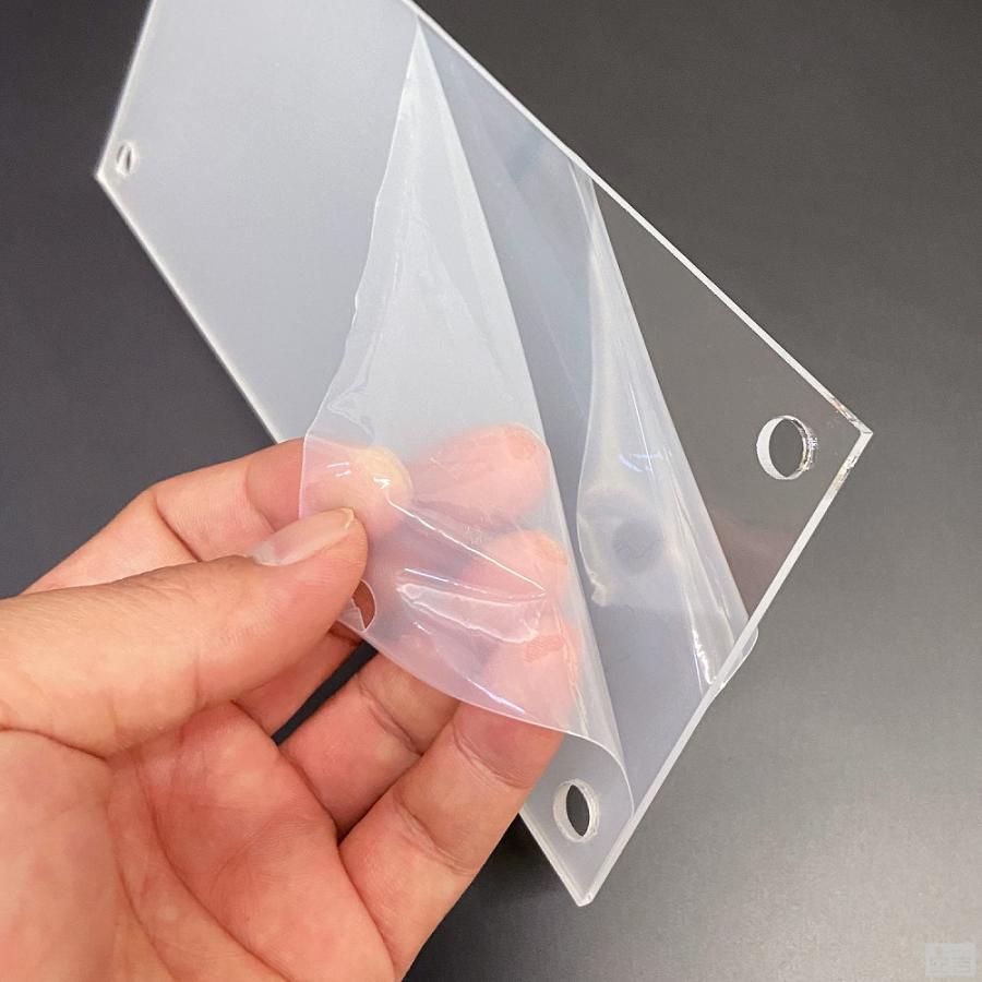 送料無料】アクリルステージ 長方形 220mm×120mm×板厚2.5mm【メール便