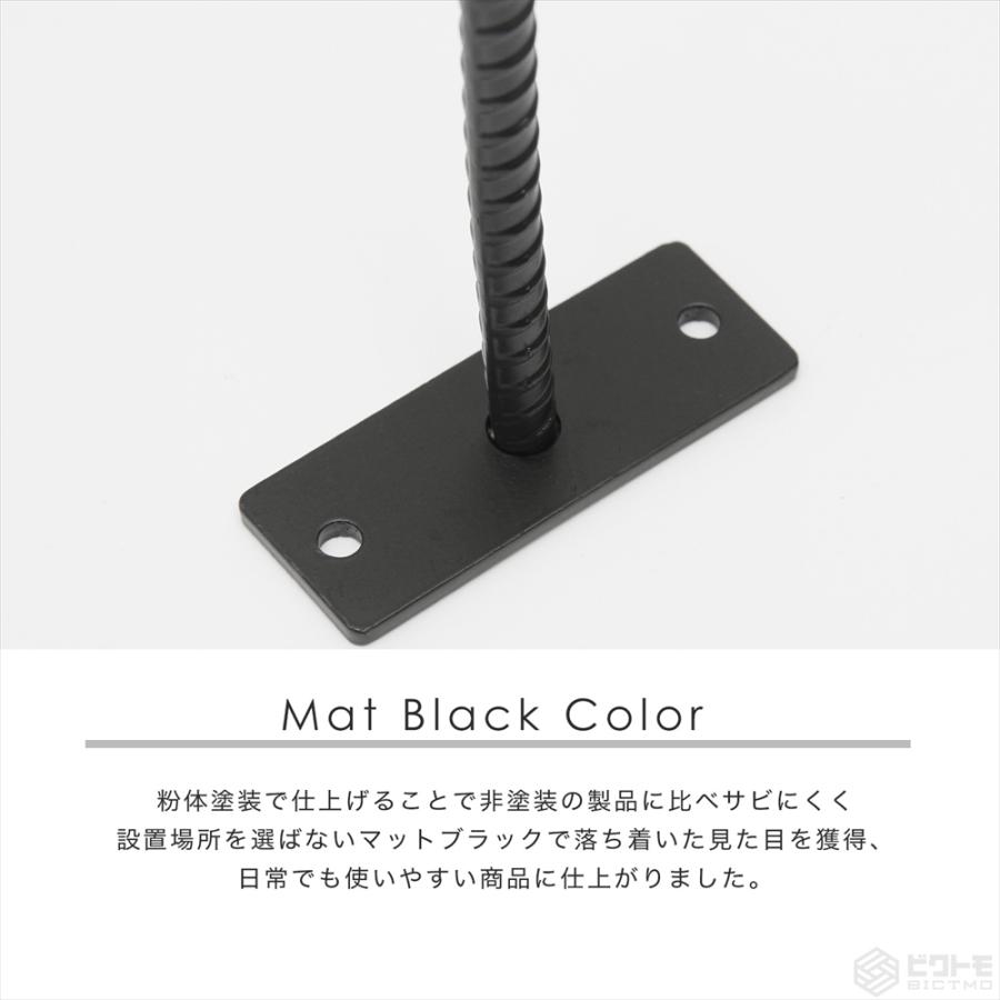 ウォールフック 長さ18cm フック 吊り金具 壁掛け ハンギングバー L字