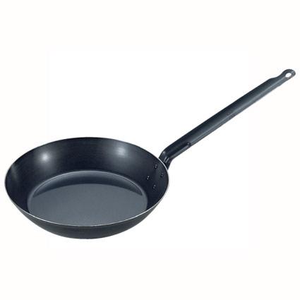 KYS 鉄黒皮 フライパン 26cm IH対応 板厚:1.6mm : 厨房用品 安吉
