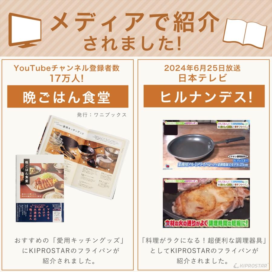 業務用アルミフライパン 18cm KIPROSTAR フライパン パスタ : 厨房用品