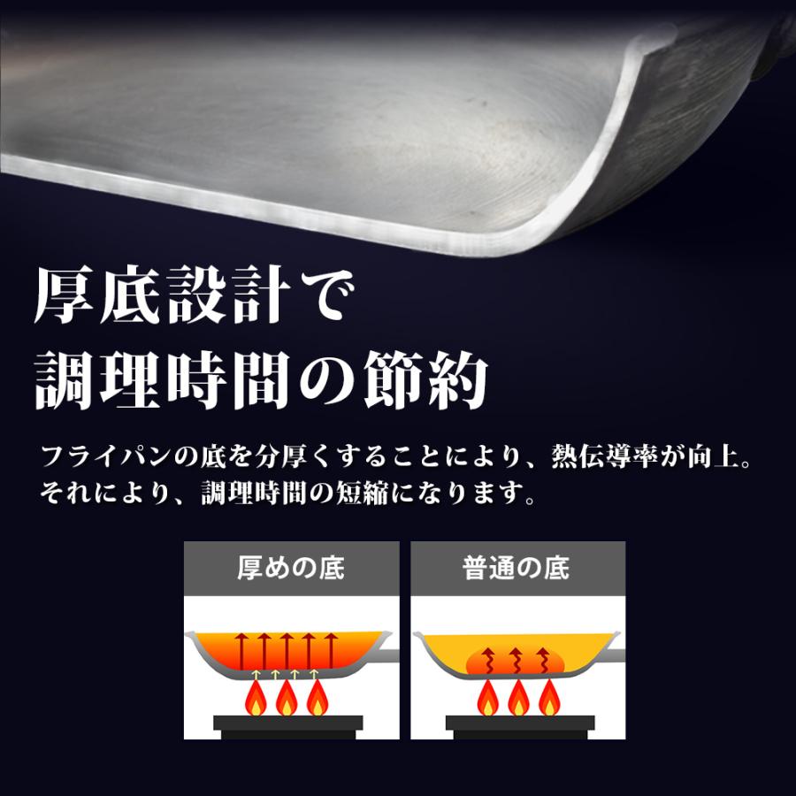 業務用アルミフライパン 35cm KIPROSTAR フライパン パスタ : 厨房用品