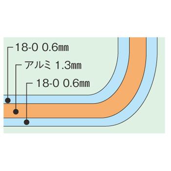 3PLY IH PRO フライパン(ノンコート)36cmの画像