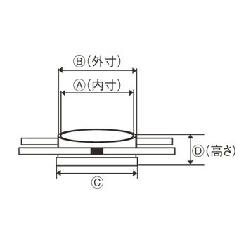 外棒式 ダシコシ輪 24cmの画像