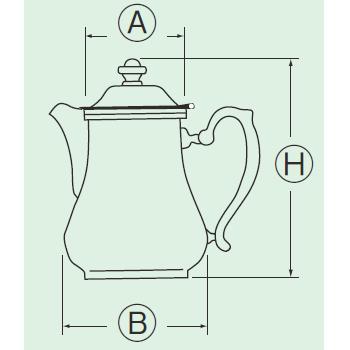 SW 18-8 B渕 コーヒーポット 5人用の画像