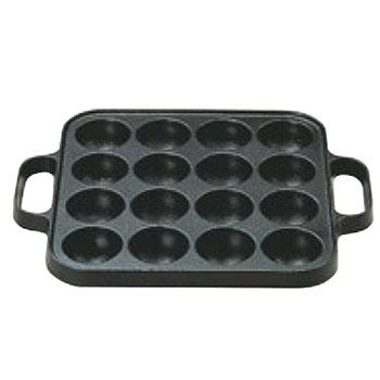 SE たこ焼器 角型 16穴 CA-30L 鉄イモノ : 厨房用品 安吉 - 通販