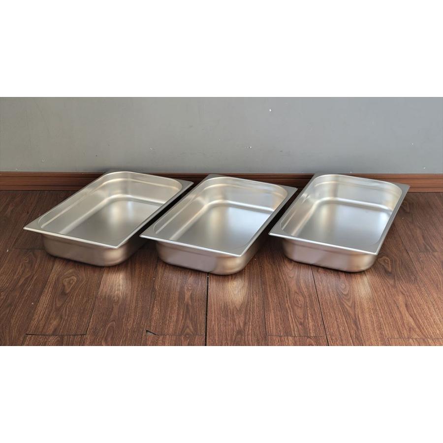 ホテルパンフードパン調理器具ステンレス製 長方形バット 12個セット