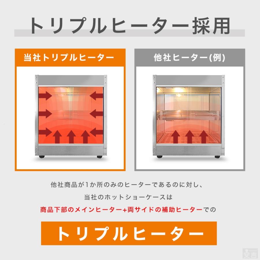 ホットショーケース 業務用 PRO-4WSE 保温ショーケース ポテト保温
