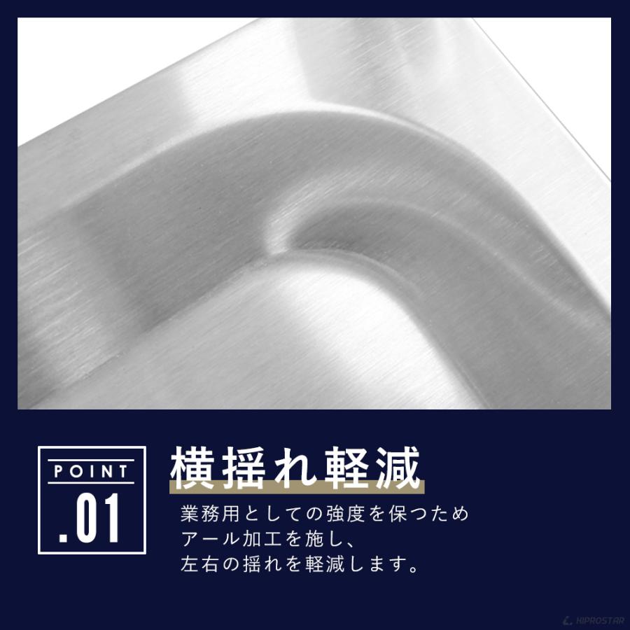 ステンレスワゴン 4段 棚板820×500 キャスター付き サービスワゴン