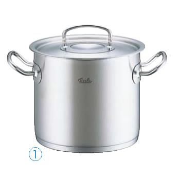 ステンレス圧力鍋 2.9L フィスラー 18-10ストックポット 84-113(蓋付) 20cm : 厨房用品 安吉