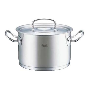 ステンレス圧力鍋 2.9L フィスラー 18-10シチューポット 84-123(蓋付) 20cm : 厨房用品 安吉