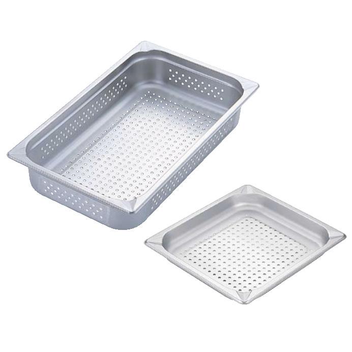 KINGOステンレス 穴明 ホテルパン 23065PS 2/3×65 : 厨房用品 安吉