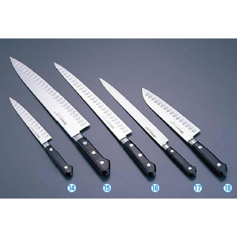 ミソノモリブデン鋼 三徳サーモン No.584 18cm : 厨房用品 安吉 ミソノモリブデン鋼 三徳サーモン No.584 18cm : 厨房用品 安吉