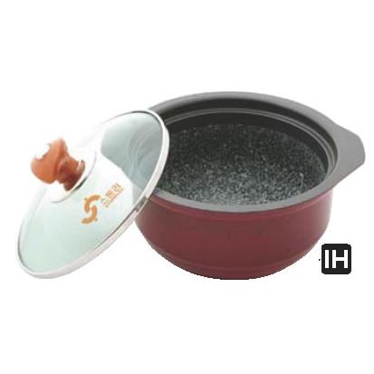 ＩＨアルミ枠付ストーンスープポット／ＹＳＩＨ−０４２３ IH アルミ枠付ストーン スープポット YSIH-0423 : 厨房用品 安吉