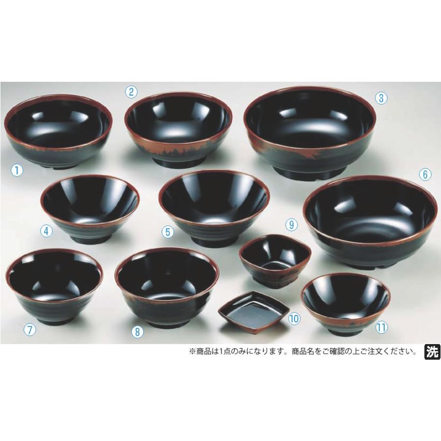 メラミン「長次郎窯」 丼 AN-72B : 厨房用品 安吉 - 通販 - Yahoo