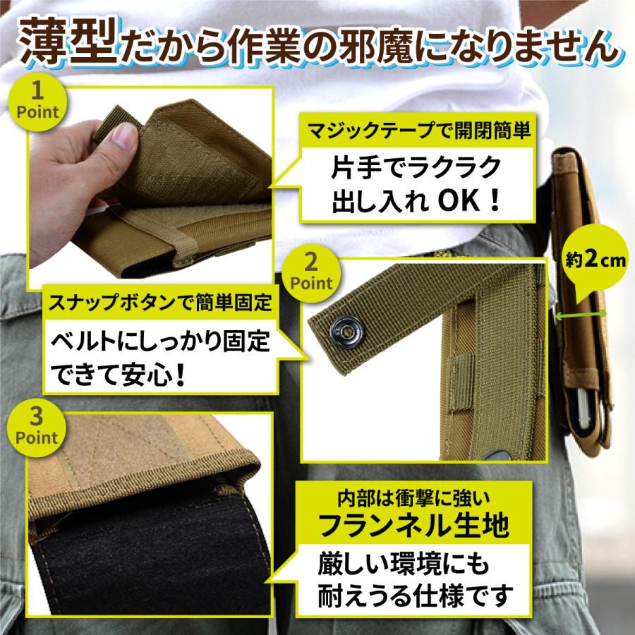 ベルトポーチ スマホポーチ ウエストポーチ 経典 小型 薄型 ミリタリー スマホケース メンズ アウトドア