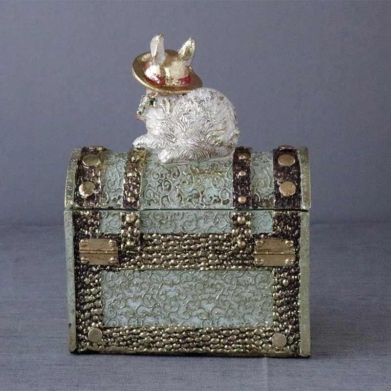 HARMONIER（ハルモニア） 置き物 うさぎ アンティーク調 インテリア