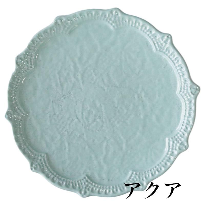 プレート皿 陶器 丸皿 おしゃれ ラ・セラミカ デザート皿 食器 洋風