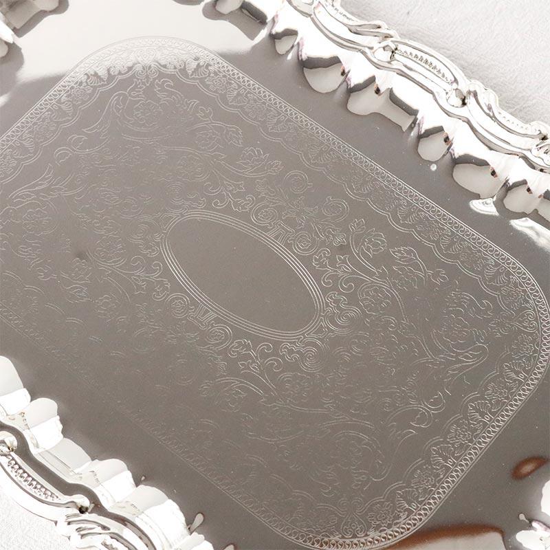 シルバートレイ お盆　高級品　SANCO シルバートレイ お盆 高級品 SANCO | ヤマダウェブコム