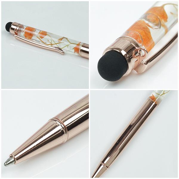 ハーバリウムボールペン ハーバリウムペン 花柄 文具 プチギフト 退職