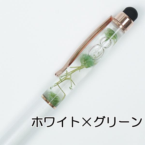 ボールペン　ハーバリウム　水色　緑　黄緑　パール　白　上司　退職祝い　セット ffb1c9531f23a904cb949d0f648ea4