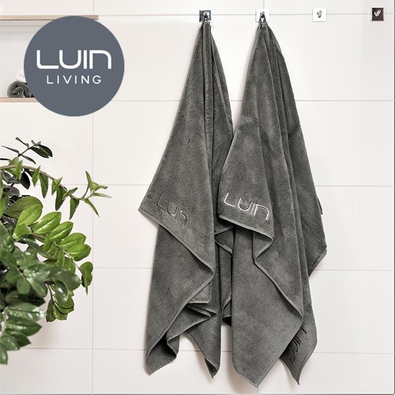 ルインリビング（Luin Living）バスタオル パールグレー Lサイズ1枚