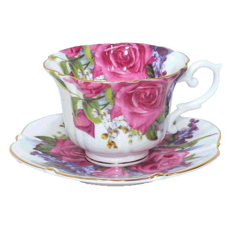 A8109【ロイヤルアーデン】カップ＆ソーサー 2客 花柄 金彩 Amazon｜ロイヤルアーデン ティーカップ カップ ソーサー コーヒー