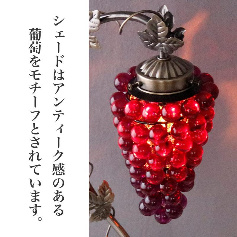 売り切り❤ダマスク柄のクラシックランプ アンティーク風 ぶどう柄 タッチランプ 3段階調光 北欧風 卓上