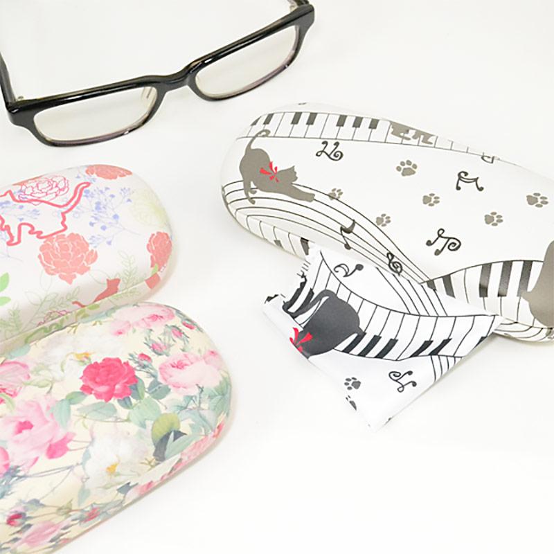 配送員設置送料無料 メガネケース おしゃれ レディース ハード 敬老の日 雑貨 バラ雑貨 姫系