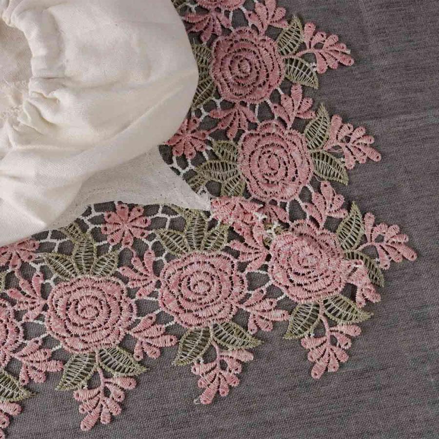 ティッシュケース レース おしゃれ イングリッシュレース 77886 刺繍