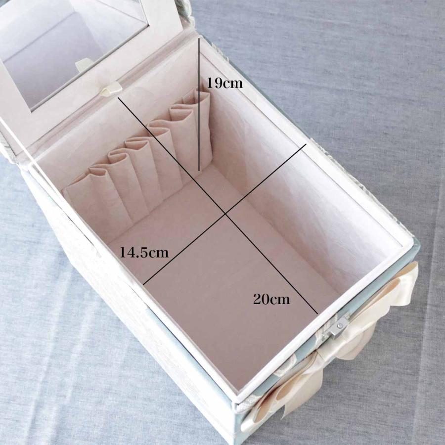 メイクボックス 鏡付き コスメボックス 持ち運び レディース 化粧