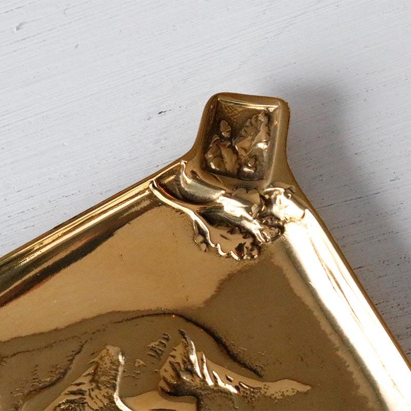 フランスアンティーク　真鍮　灰皿　飾り皿　トレー フランスアンティーク 真鍮 灰皿 飾り皿 トレー アンティークの