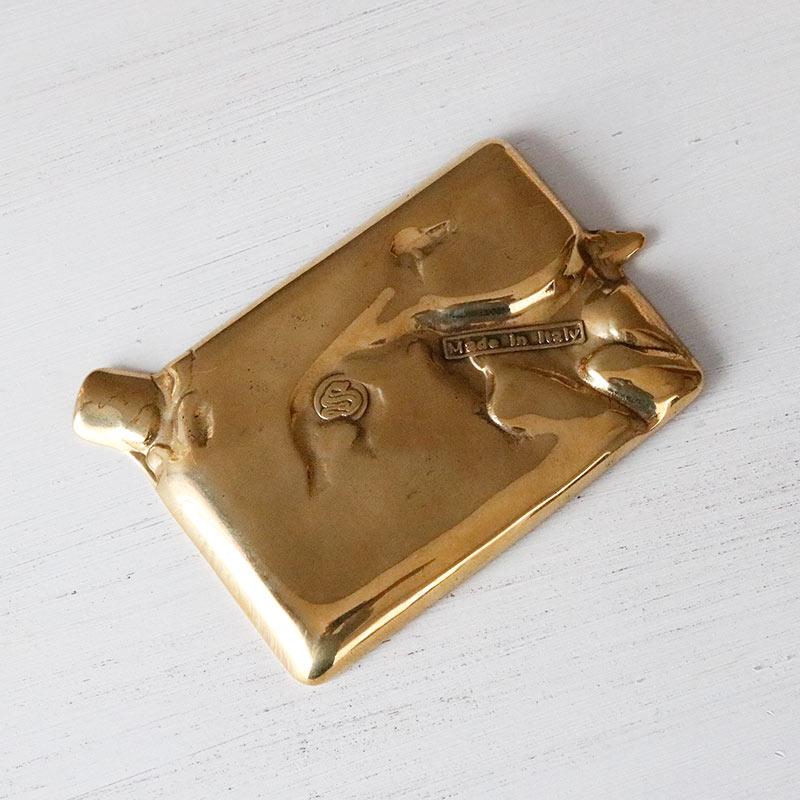 大理石灰皿 アンティーク 真鍮　アッシュトレイ 大理石灰皿 アンティーク 真鍮 アッシュトレイ