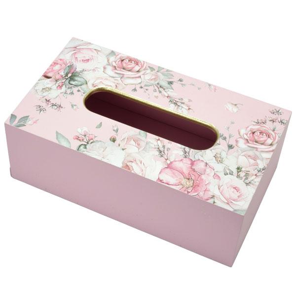 ボックスティッシュカバー ティッシュ ケース おしゃれ 花柄 バラ柄