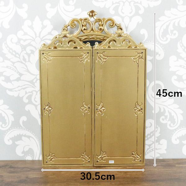 装飾的なゴールド三面鏡 装飾的なゴールド三面鏡