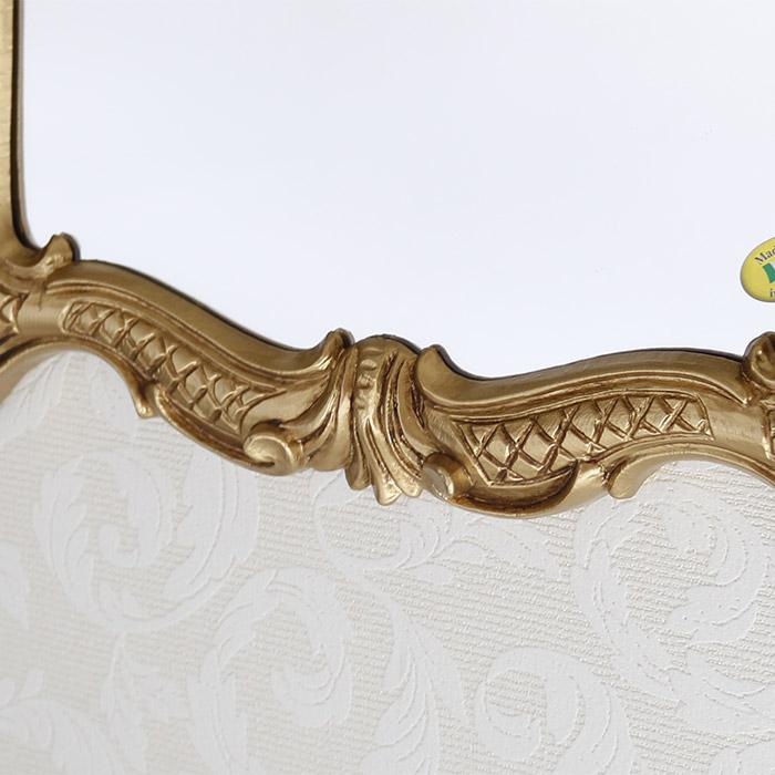 壁掛け鏡 おしゃれ ウォールミラー 姿見 掛け鏡 ロココ調 姫系