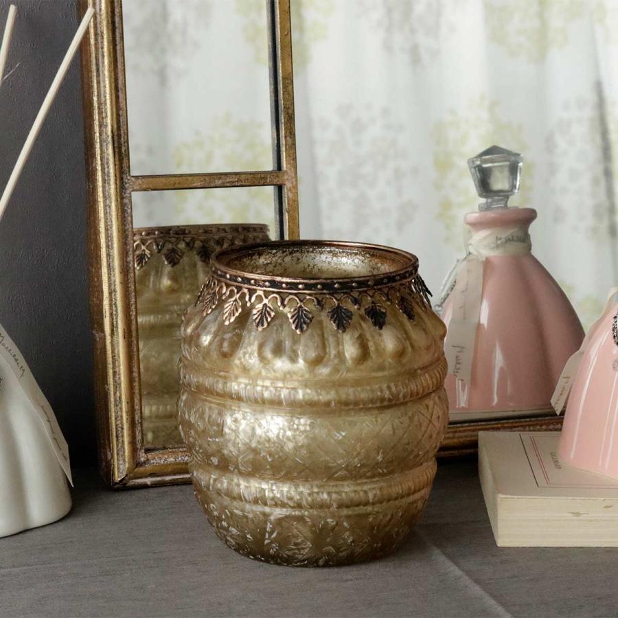 新品　アンティーク調　ガラスキャンドルホルダー Amazon.co.jp: [narunaru] アンティーク調 ガラス製 キャンドル