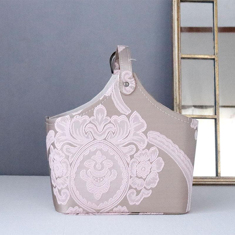 小物入れ 収納 マルチバッグ 花柄 おしゃれ 姫系 可愛い 高級感 小物