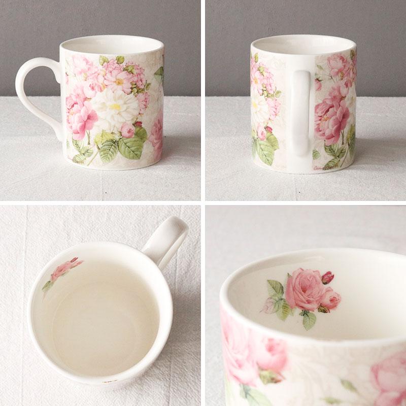 ROYAL ARDEN（ロイヤルアーデン） 花柄マグカップ 薔薇柄 250ml ギフト