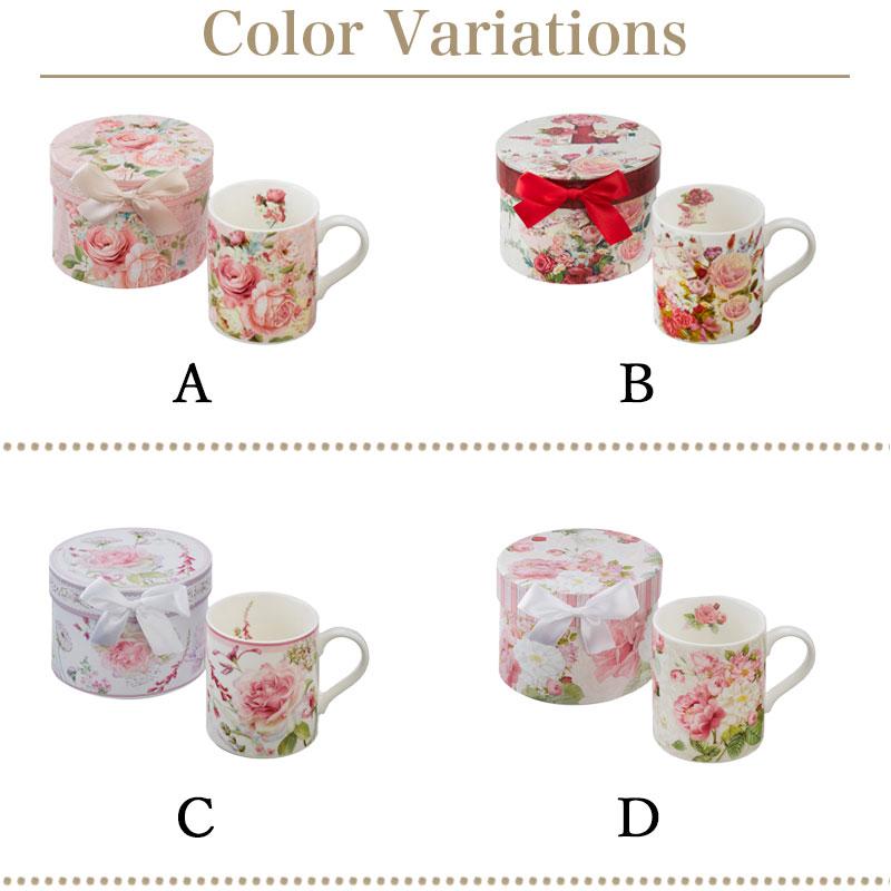 ROYAL ARDEN（ロイヤルアーデン） 花柄マグカップ 薔薇柄 250ml ギフト