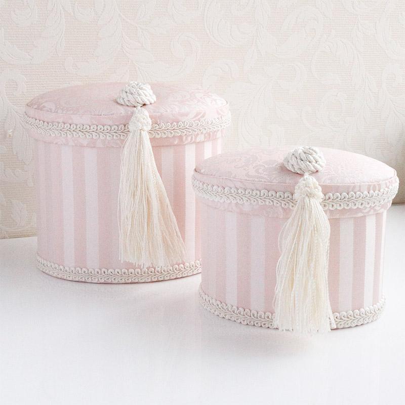 ジェニファーテイラー 小物収納ボックスセットピンク