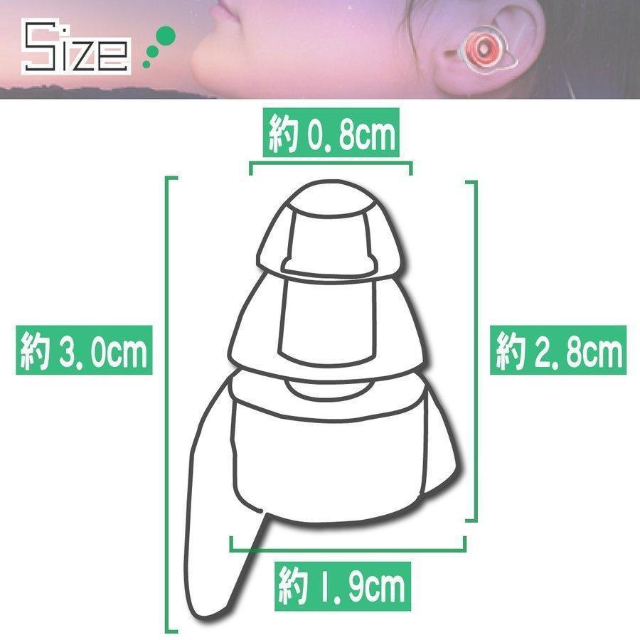 耳栓 最強 遮音 イヤープロテクター 睡眠 シリコン 高性能 いびき 防音 水泳 ライブ ケース付き 2021 プレゼント ギフト｜yasunagastore｜04